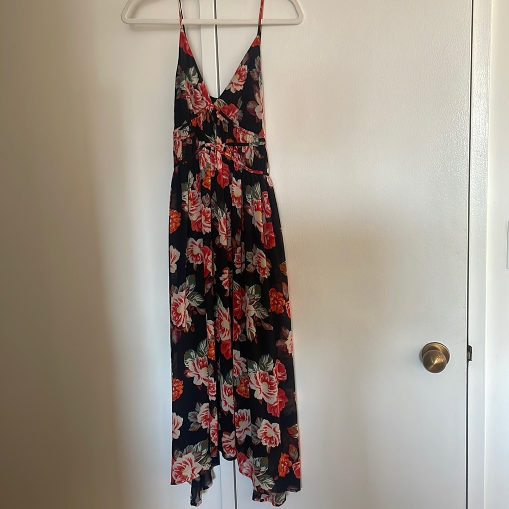 ASTR the label floral maxi dress S